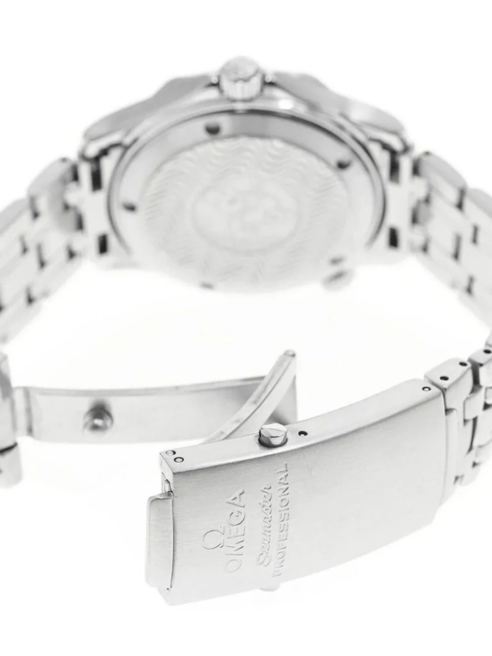 OMEGA Seamaster300 2562.20 Date white Dial Quartz Boy's Watch_960994